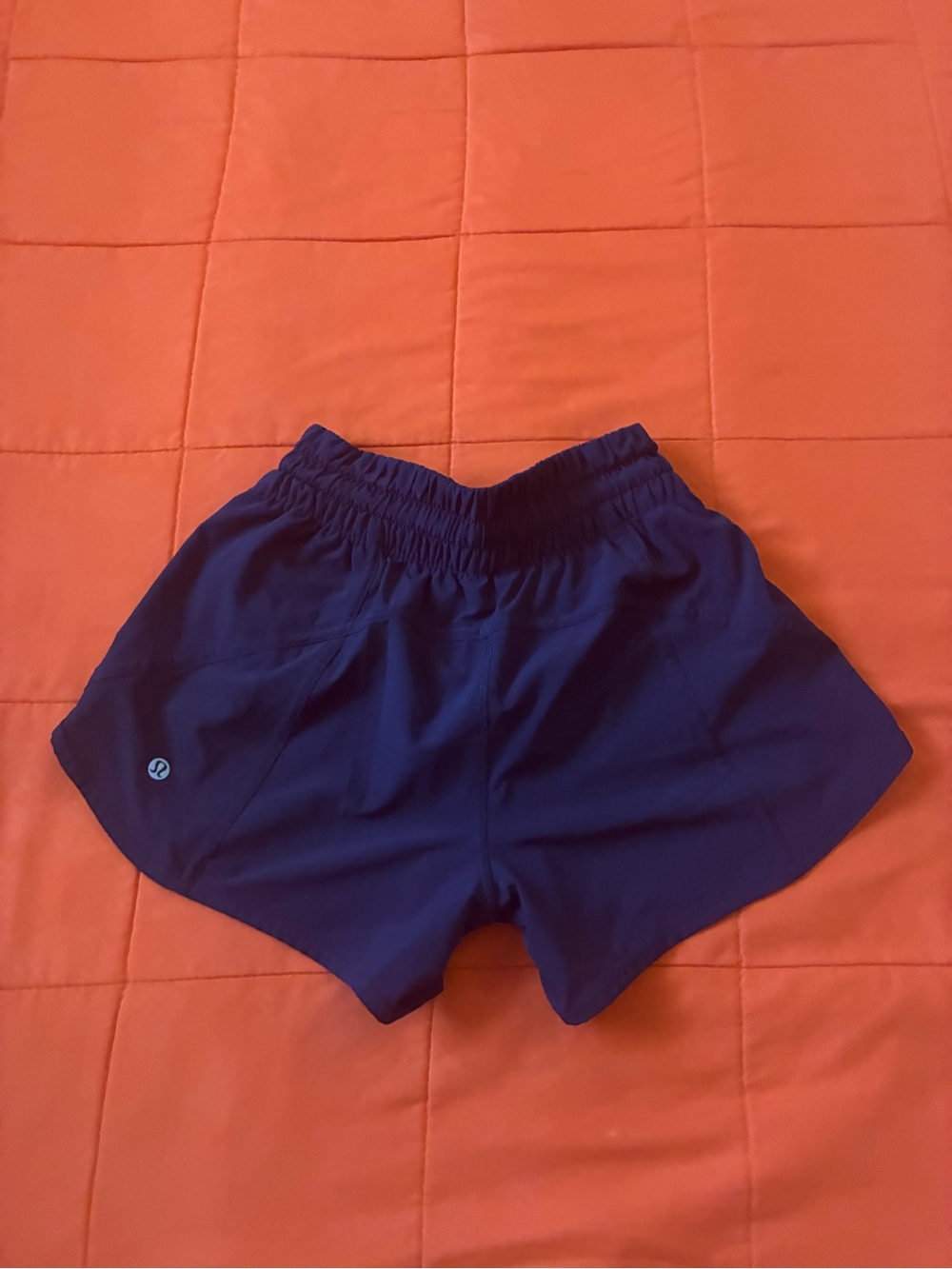 Lululemon Shorts Womens 6 Blue Gym Athletic Activewear Running Sportswear